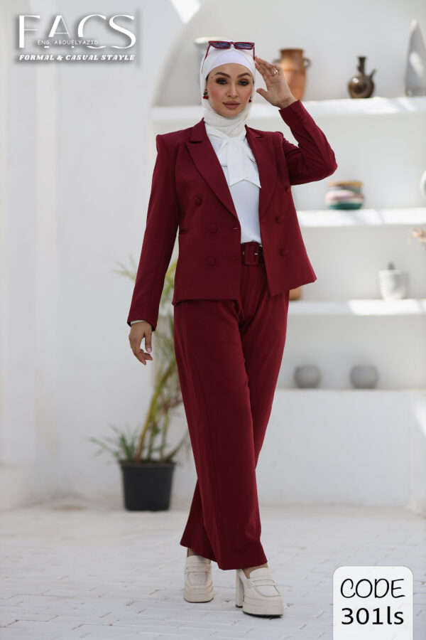 ⁦Blazer Pant Suit-301LS⁩ - الصورة ⁦2⁩