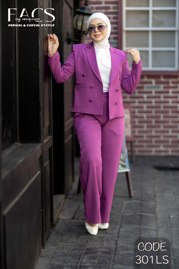 ⁦Blazer Pant Suit-301LS⁩ - الصورة ⁦9⁩