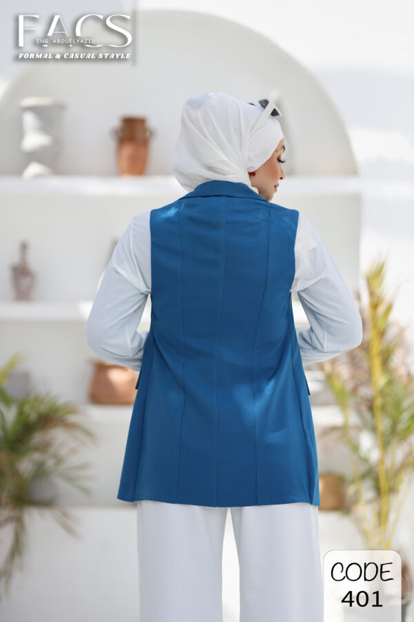 ⁦Women's sleeveless blazer (Vest)-401⁩ - الصورة ⁦22⁩