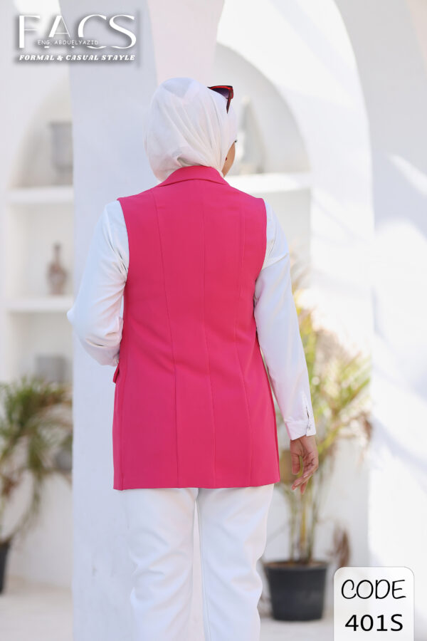 ⁦Women's sleeveless blazer (Vest)-401⁩ - الصورة ⁦34⁩